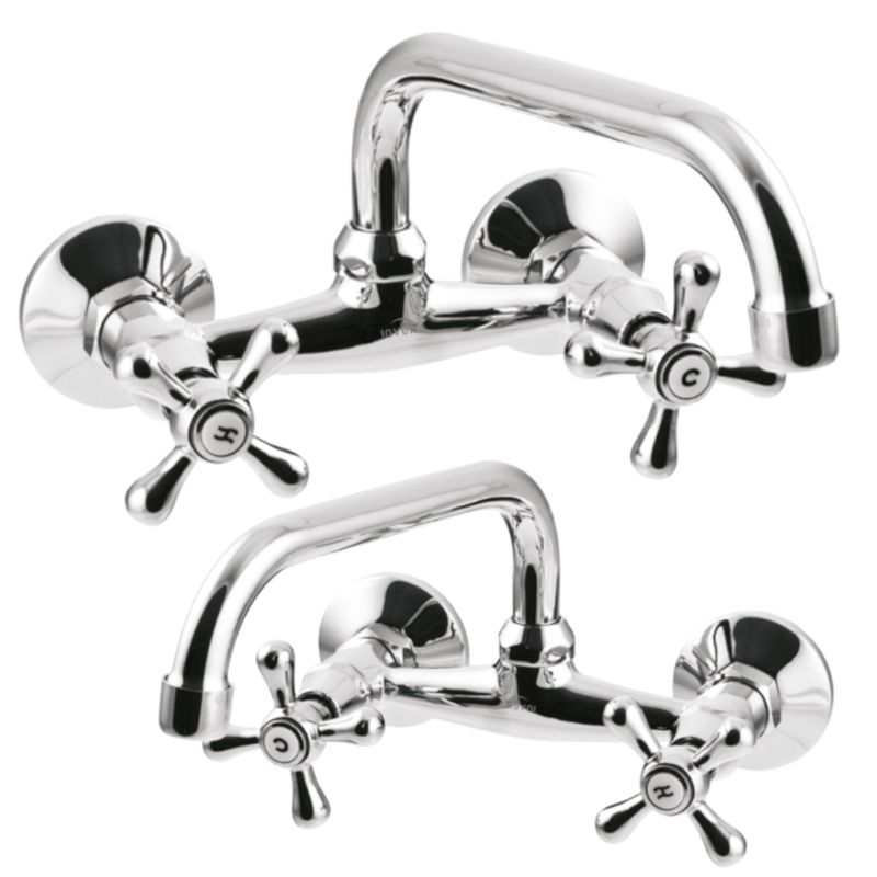 Chromowana Bateria Ścienna Invena Roma – Nowoczesna Elegancja do Twojej Łazienki!