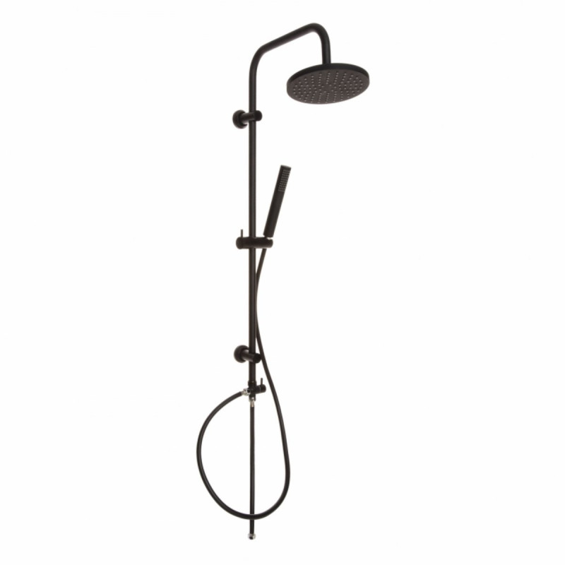 Elegancka Deszczownia Siros Zen-Flow w Kolorze Czarnym, Model AU-80-D04