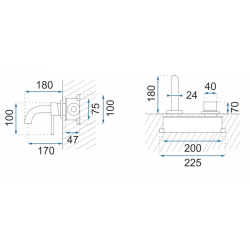 Bateria Łazienkowa OWEN Czarna – Nowoczesny Design z BOXem!