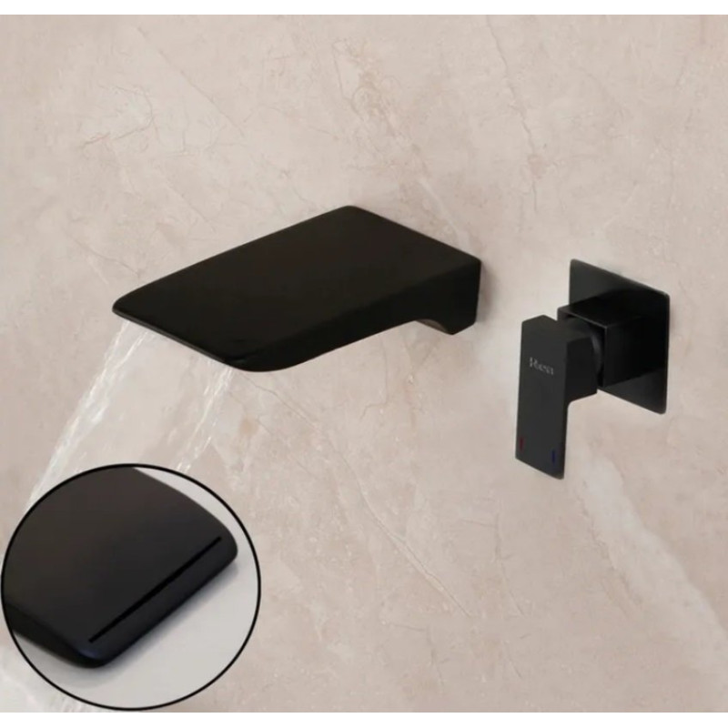 Bateria Umywalkowa Podtynkowa MASON Czarna - Elegancja i Nowoczesność Dla Twojej Łazienki