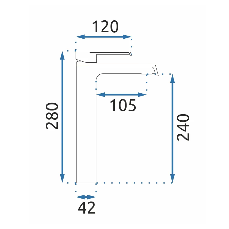 Elegancka Wysokociśnieniowa Bateria Umywalkowa Hass Chrom - Styl i Funkcjonalność