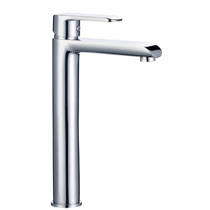 Invena Siros BU-90-W01: Elegancka bateria umywalkowa chromowana, stała wylewka