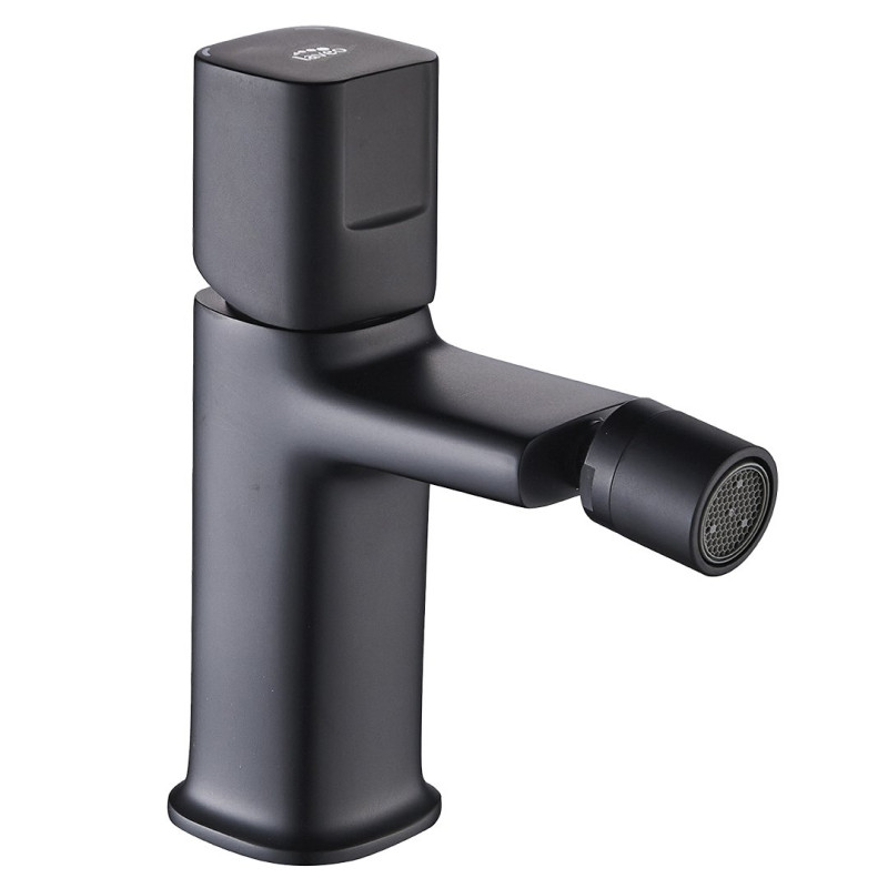 LAVEO Tores Czarne: Elegancka Bateria Bidetowa z Klik-klakiem i Łatwym Montażem