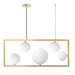 Elegancka Lampa Sufitowa APP1020-5CP - Nowoczesny Blask do Twojego Wnętrza