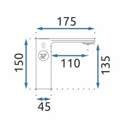Elegancka Bateria Umywalkowa MILS JS-D001 Niska Chrom—Perfekcja w Każdym Detalu