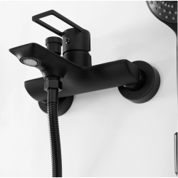 Stylowa Bateria Wannowa JS-8003B Flip - Elegancja w Czerni!