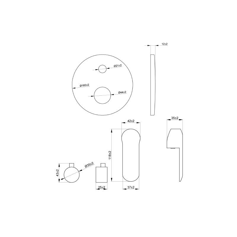 Perfekcyjna Bateria Natryskowa Siros 2-funkcyjna BP-90-CO2 dla Twojej Łazienki!