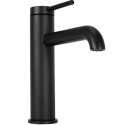 Elegancka Czarna Bateria Umywalkowa JS-B801B Spot – Nowoczesne Wykończenie Łazienki