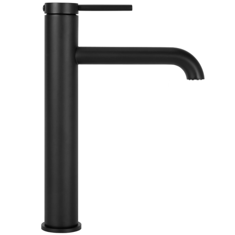 Elegancka Wysoka Bateria Łazienkowa JS-B801-1B Czarna Mat - Designerski Wygląd i Jakość