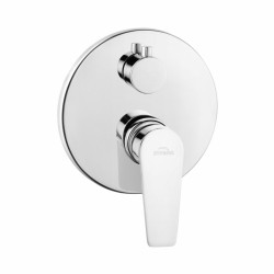 Elegancka Bateria Natryskowa Podtynkowa Dokos Chrom - Nowoczesny Design BP-19-CO2