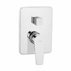 Luksusowa bateria podtynkowa Dokos 2w1 chrom – Elegancja i funkcjonalność w Twojej łazience