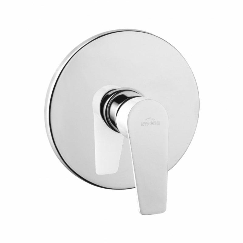 Elegancka Bateria Podtynkowa Dokos 1-funkcyjna Biały/Chrom - Idealne Wykończenie Łazienki!