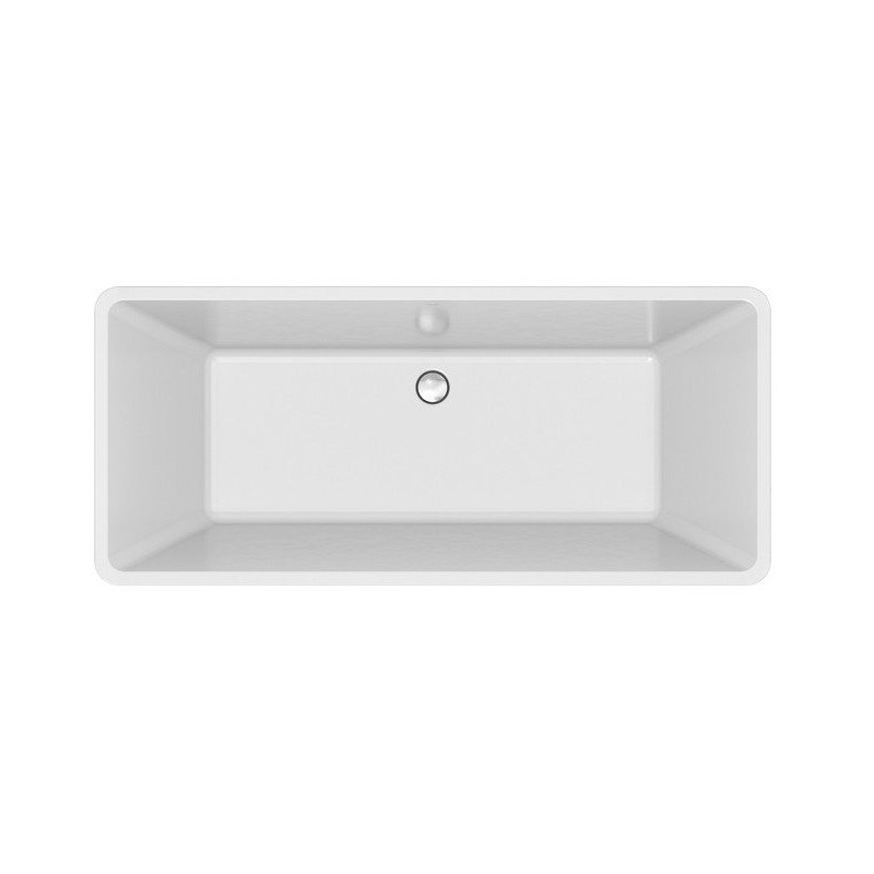 Elegancka wanna wolnostojąca Cersanit Crea 162x72 cm z syfonem chromowanym – komfort i styl!
