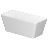 Elegancka wanna wolnostojąca Cersanit Crea 162x72 cm z syfonem chromowanym – komfort i styl!