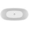 Owalna Wanna Wolnostojąca Cersanit Inverto 170x80, syfon chromowany - Elegancja w Twojej Łazience
