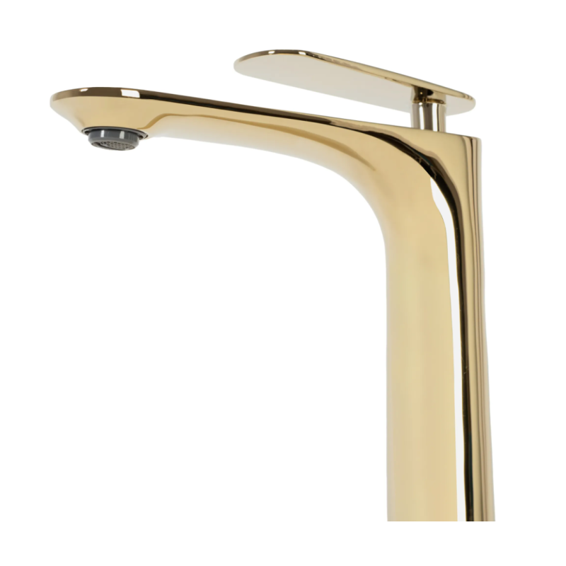 Elegancka Złota Bateria Łazienkowa Wysoka BERG Glamour JS-620901-1G