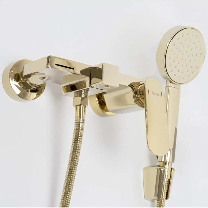 Ekskluzywna Bateria Wannowa BERG JS-620903G w Eleganckim Złotym Wykończeniu