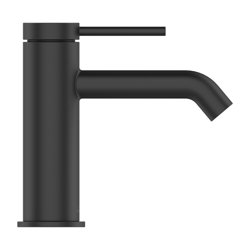 Elegancka Bateria Umywalkowa Invena Kalitea Czarna z Systemem Klik-Klak