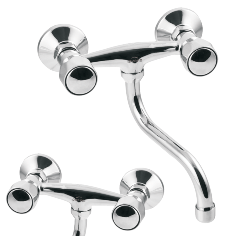 Elegancka Bateria Invena MODEMA S250 - Chromowana do Łazienki i Kuchni