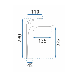 Olśniewająca Bateria Umywalkowa ORBIT Chromowana - Styl i Funkcja w Twojej Łazience