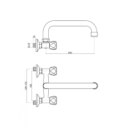Olśniewająca Bateria Invena MODENA Chromowana Idealna do Kuchni i Łazienki