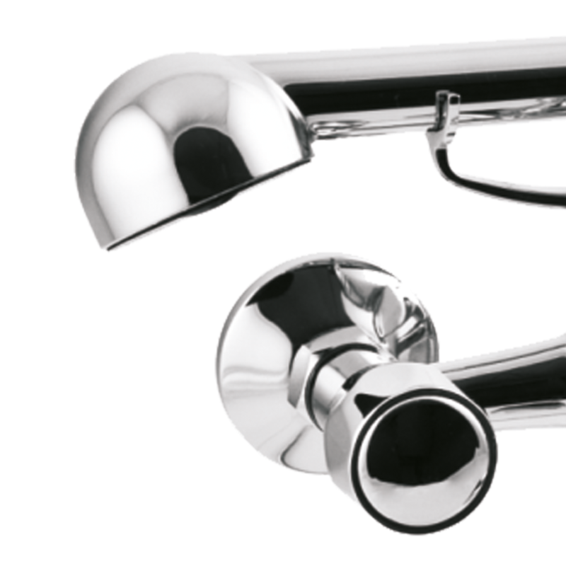 Invena MODENA Chrom - Luksusowy zestaw: bateria wannowa + natryskowy