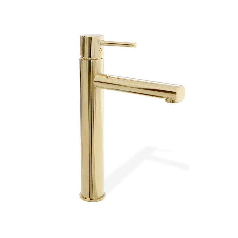 Luksusowa Bateria Umywalkowa Tess w Królewskim Złocie – Elegancja na Wysokości