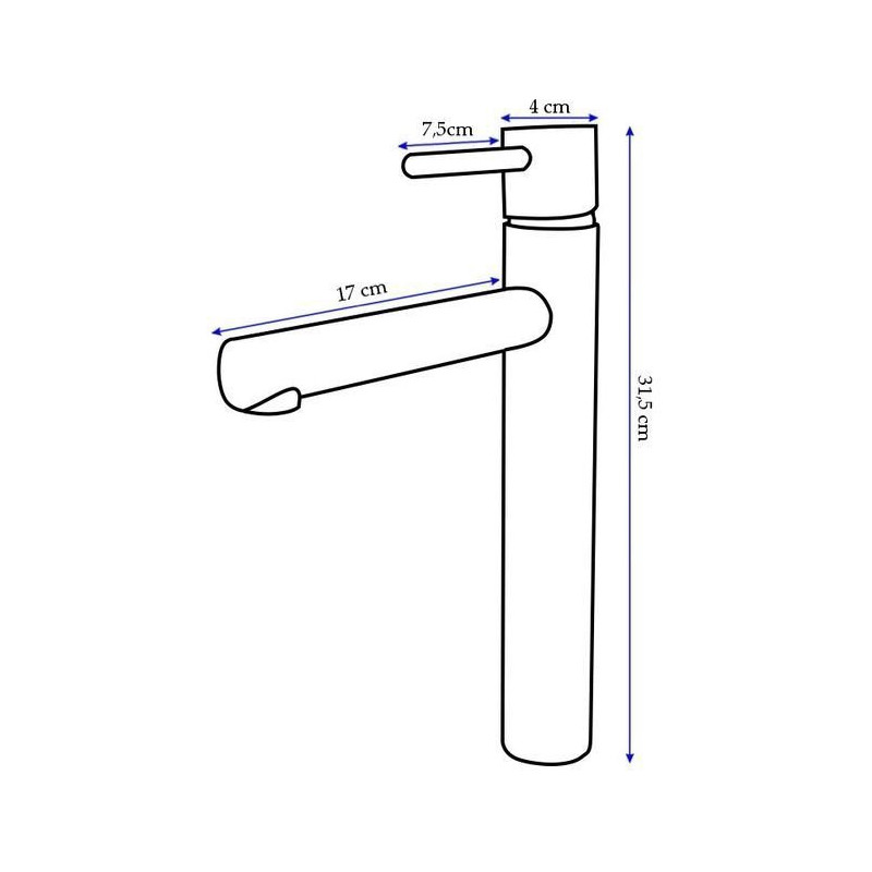 Luksusowa Bateria Umywalkowa Tess w Królewskim Złocie – Elegancja na Wysokości