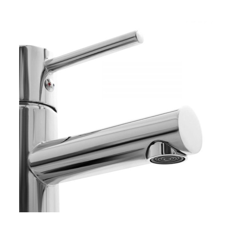 Elegancka bateria umywalkowa Tess - niska, chromowana REA-B8801