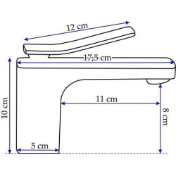 Czarna Bateria Łazienkowa Rea Sonic – Stylowy Wybór dla Twojej Umywalki!