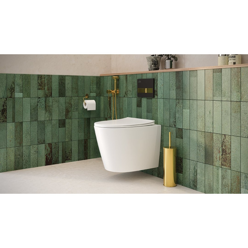 Miska WC JARI CycleOn Bezrantowa Wirowa Biała z Deską, Nowoczesny Design i Komfort!