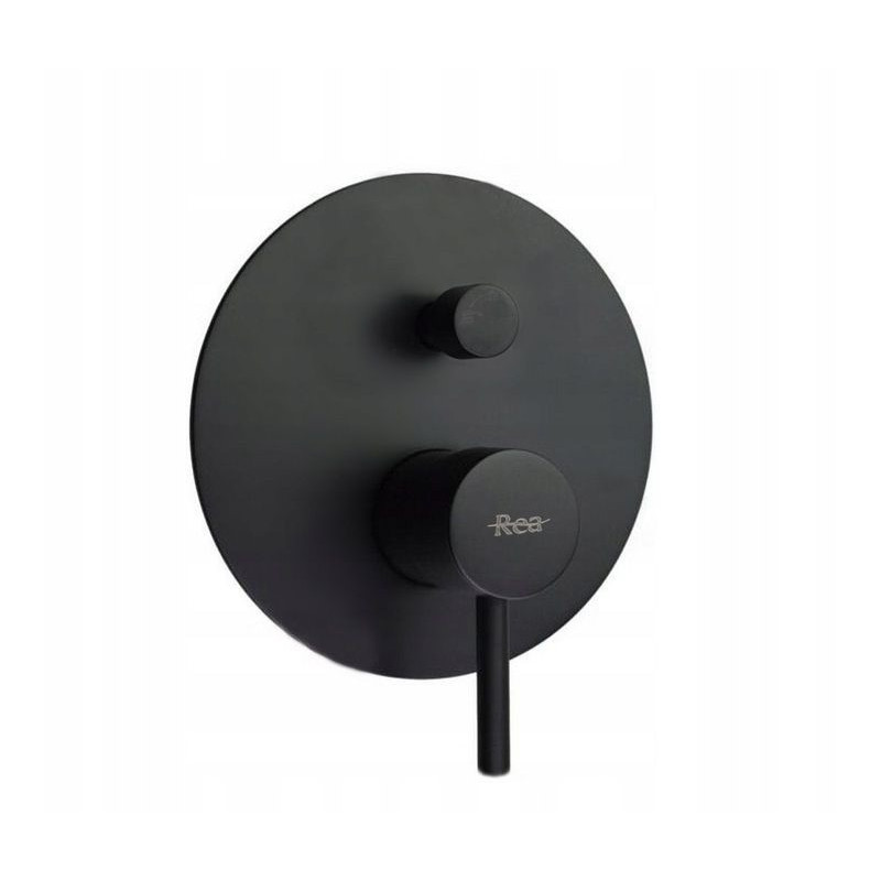 Elegancka Bateria Wannowa Lungo Czarna + Box - Styl i Funkcjonalność w Jednym!