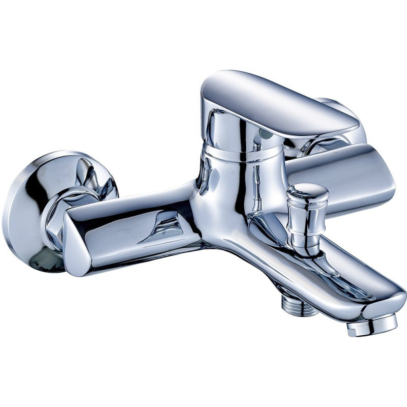 Stylowa Bateria Ścienna Appia Chrom Jednouchwytowa z Głowicą Ceramiczną - Trwałość i Elegancja