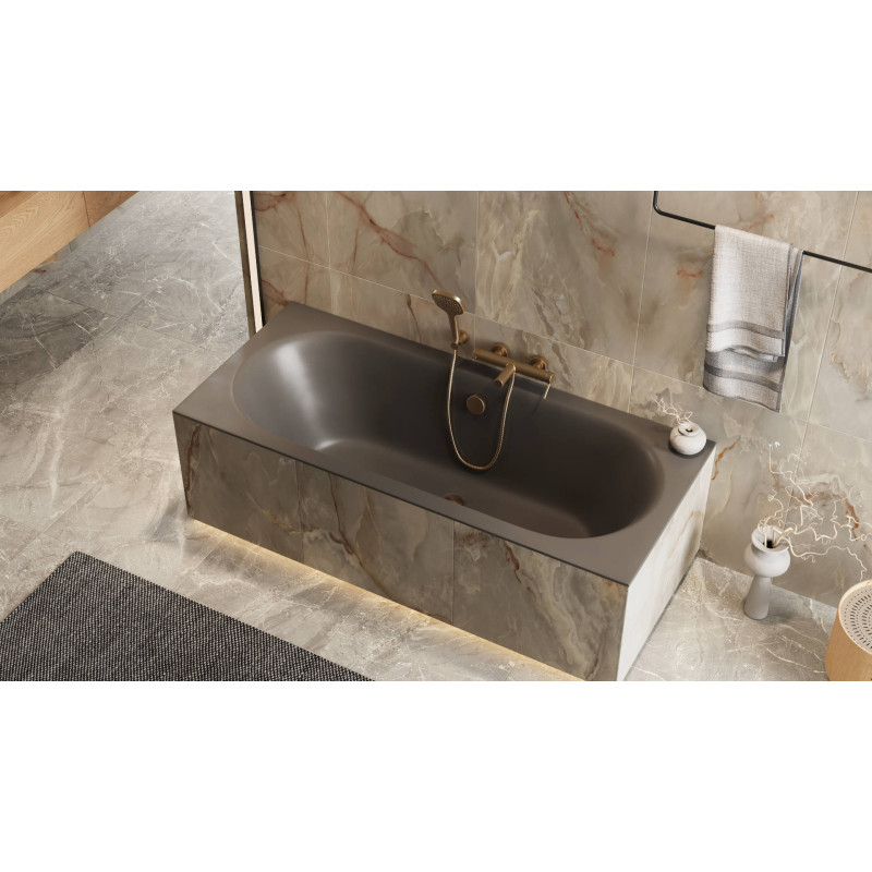 PI bateria wannowo-prysznicowa, miedziany szczotkowany