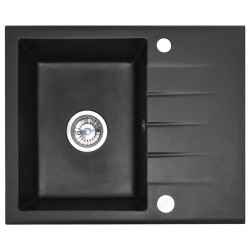 Elegancki Zlewozmywak Granitowy North Czarny + Syfon Gratis