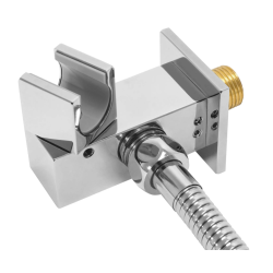 Nowoczesny Zestaw Prysznicowy FENIX-DAVIS Chrom z Termostatem