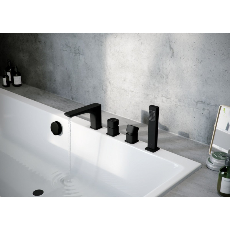 Luksusowy Syfon Wannowy z Mechanizmem Click-Clack SIMPLE BLACK - Elegancja i Funkcjonalność