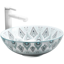 **Elegancka Umywalka Nablatowa MANDALA - Styl i Klasa w Twojej Łazience**