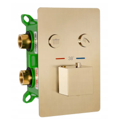 ZŁOTY ZESTAW NATRYSKOWY FENIX-DAVIS Z TERMOSTATEM - LUKSUS I KOMFORT W JEDNYM!