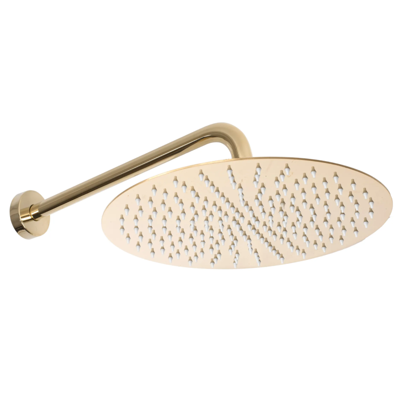 Luksusowy Złoty Zestaw Prysznicowy LUNGO-MILER z Termostatem - Elegancja i Komfort