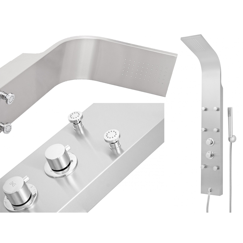 Ekskluzywny Panel SPA ze Stali - Relaks w Domu (Model Mauritius AK-60-001)