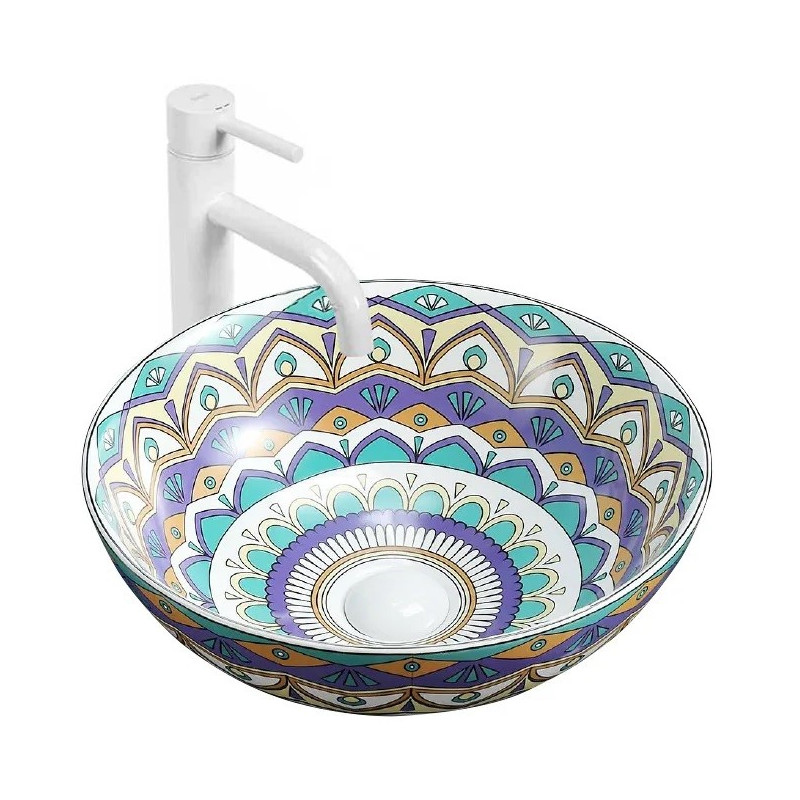 Elegancka Umywalka Nablatowa AZTEC - Nowoczesny Design, Model REA-U7501