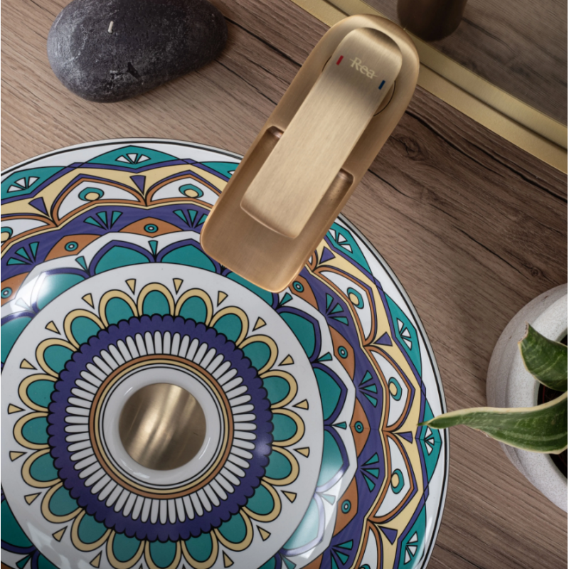 Elegancka Umywalka Nablatowa AZTEC - Nowoczesny Design, Model REA-U7501