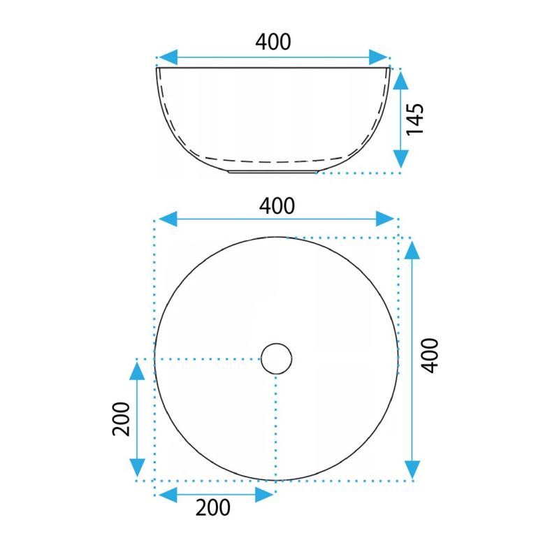 Luksusowa umywalka nablatowa Erica – stylowy akcent dla Twojej łazienki!