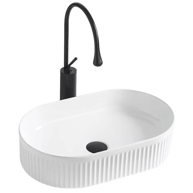 Stylowa Umywalka Nablatowa VANDA 48 - Nowoczesny Design dla Twojej Łazienki