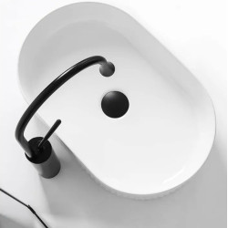 Stylowa Umywalka Nablatowa VANDA 48 - Nowoczesny Design dla Twojej Łazienki