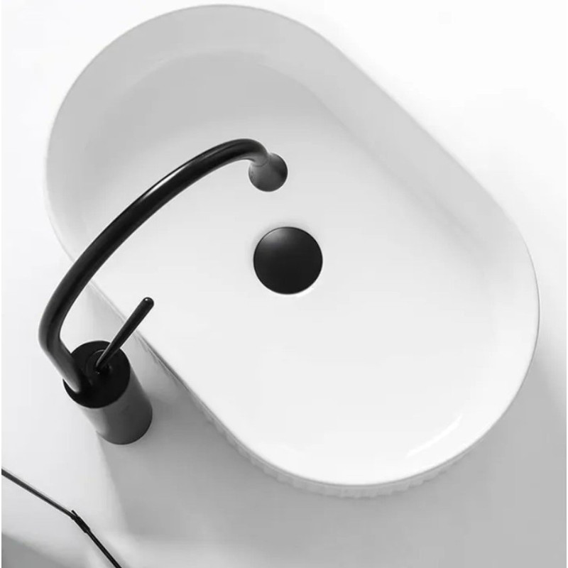 Stylowa Umywalka Nablatowa VANDA 48 - Nowoczesny Design dla Twojej Łazienki