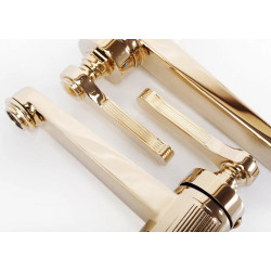 Elegancka Bateria Umywalkowa Monaco Złota - Luksus i Styl w Twojej Łazience