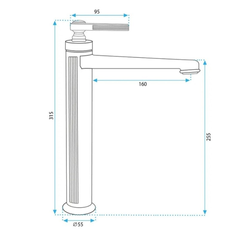 Elegancka Bateria Umywalkowa Monaco Złota - Luksus i Styl w Twojej Łazience
