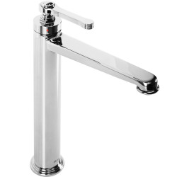 Ekskluzywna bateria umywalkowa MONACO w chromie - Wysoki model dla stylowej łazienki